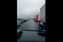 A1. Korytarz życia zachwycił policjantów. "Prawidłowe zachowanie"