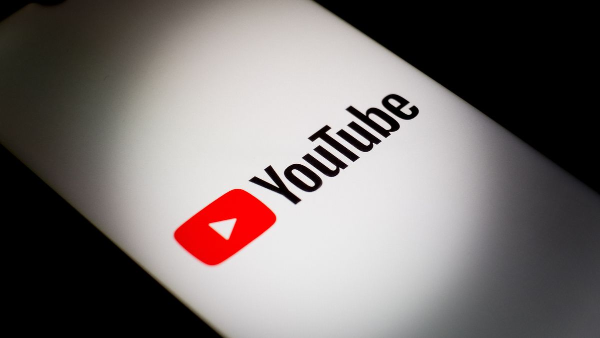 The YouTube logo is displayed on a smartphone screen in Athens, Greece, on December 22, 2023. (Photo by Nikolas Kokovlis/NurPhoto via Getty Images)