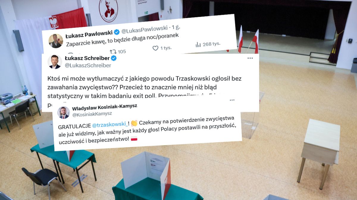 Komentarze po ogłoszeniu sondażowych wyników