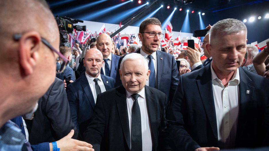 Konferencja PiS Bia?o-Czerwoni
27.04.2024 Warszawa Konwencja PiS fot. Jacek Dominski/REPORTER
N/z: Jaroslaw Kaczynski
Jacek Dominski/REPORTER