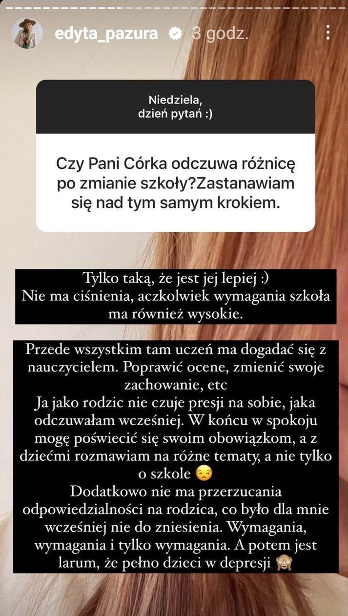 Edyta Pazura pomstuje na polski system edukacji