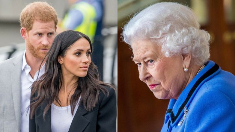 Relacje Meghan Markle i księcia Harry'ego z królową Elżbietą nigdy nie były tak kiepskie