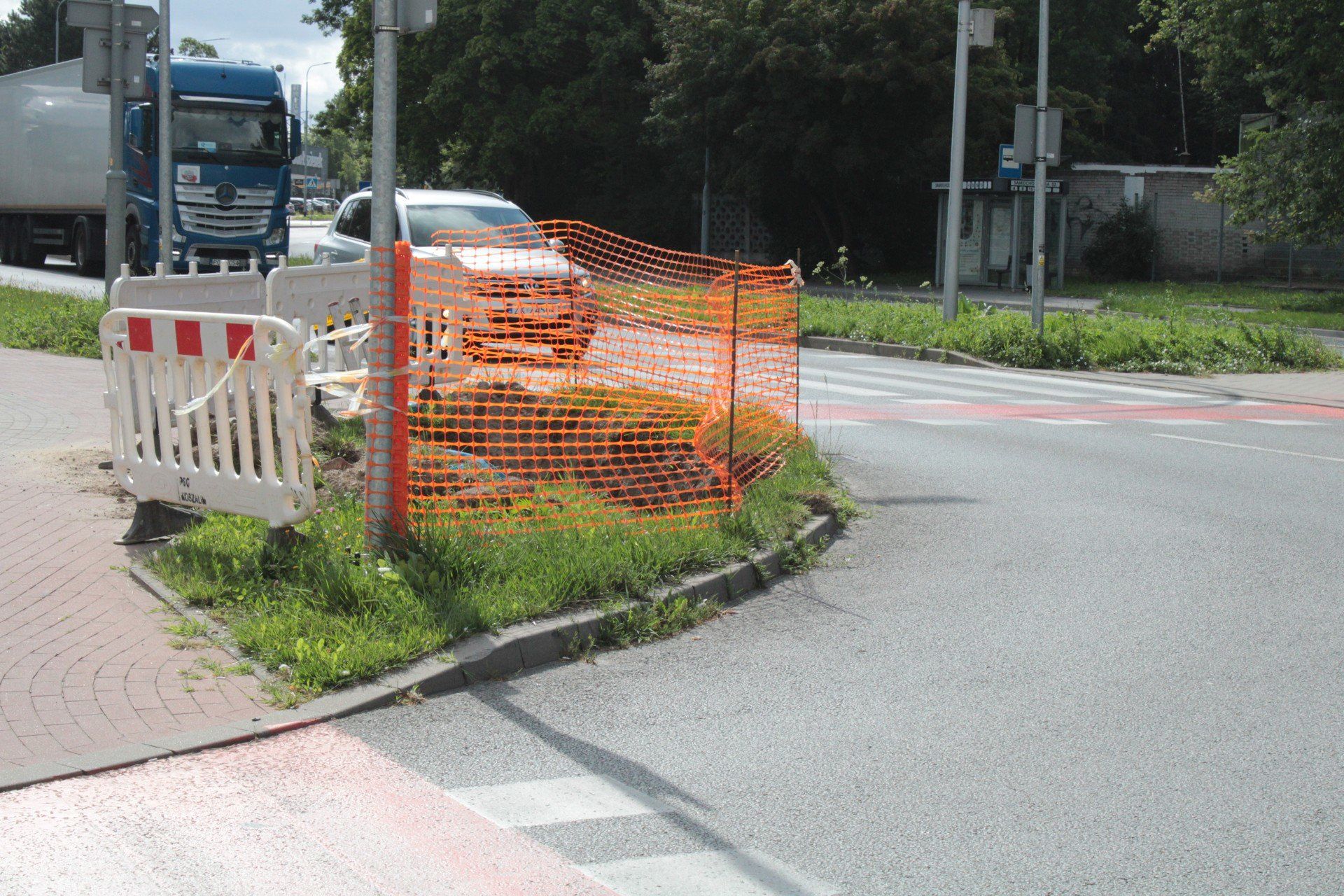 Utrudnienia na skrzyżowaniu ul. Gnieźnieńskiej i Orlej w Koszalinie