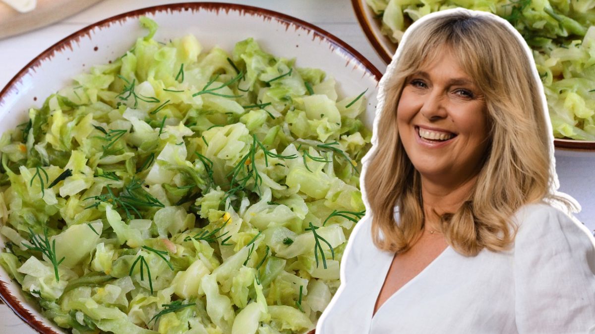 Ewa Wachowicz lubi zabielaną młodą kapustę