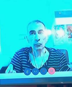 Saakaszwili się pokazał. Jest w dramatycznym stanie