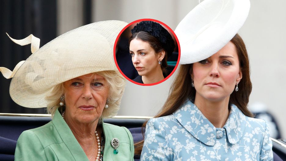 Pozycja księżnej Kate ma być zagrożona przez relację królowej Camilli i Rose Hanbury