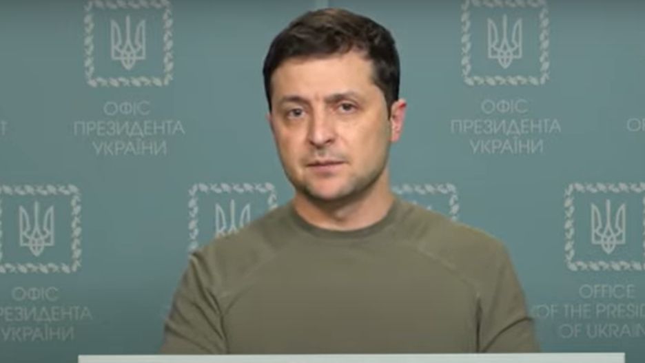 Prezydent Zełenski przemówił w nocy z czwartku na piątek
