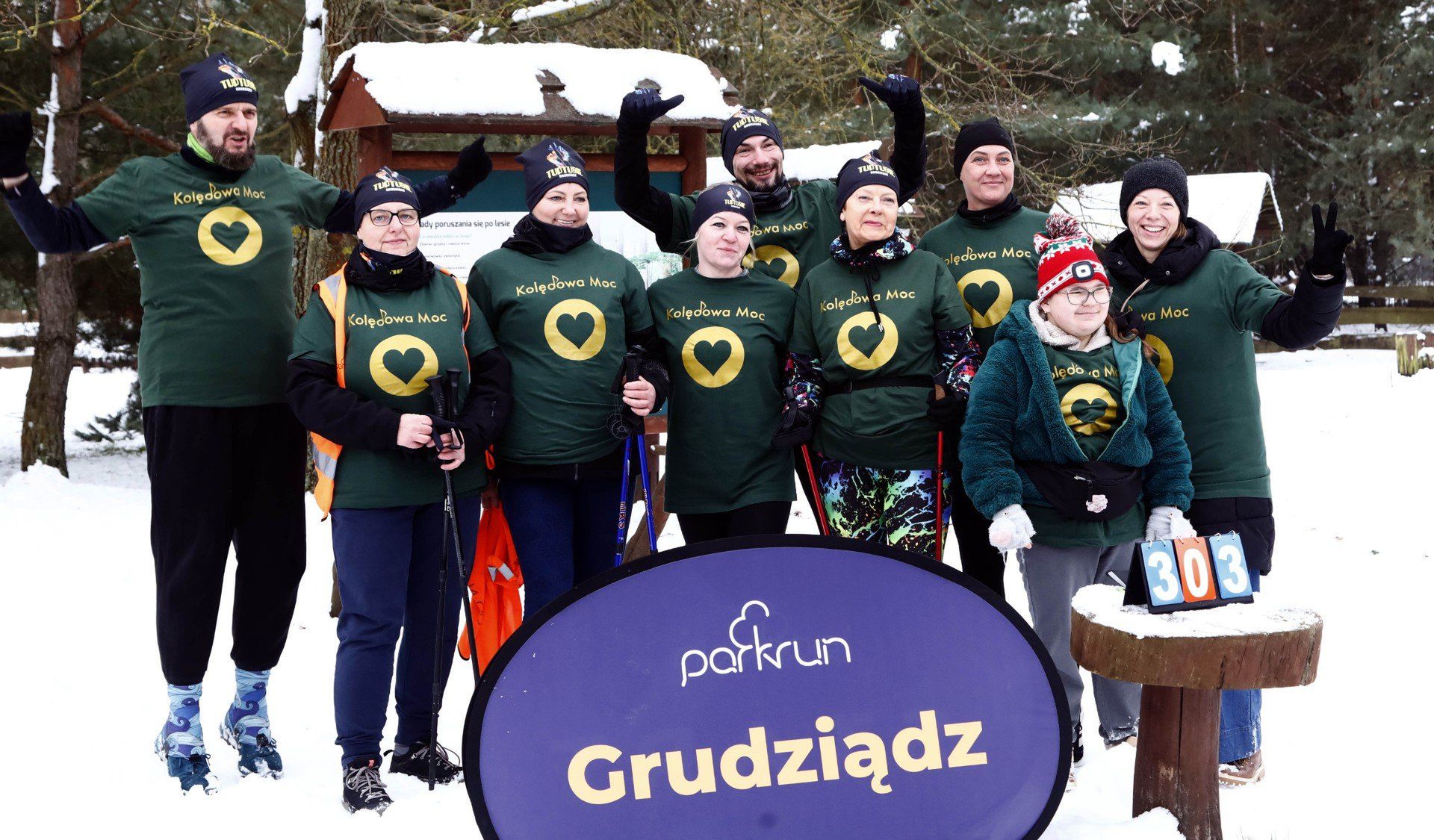 303. Parkrun Grudziądz z Kolędową Mocą