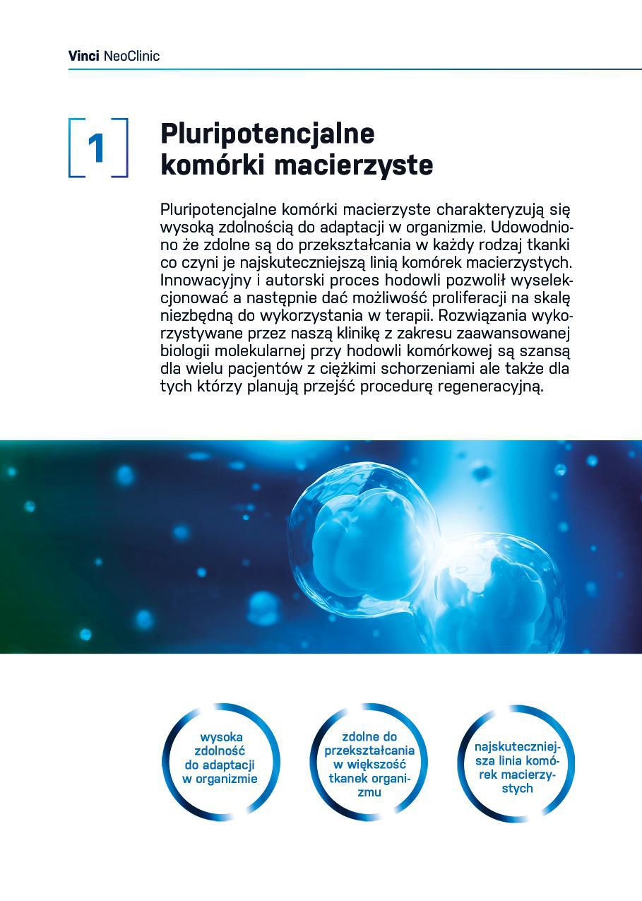 A tak wyglądała ulotka, którą firma Vinci NeoClinic chciała wysyłać do lekarzy