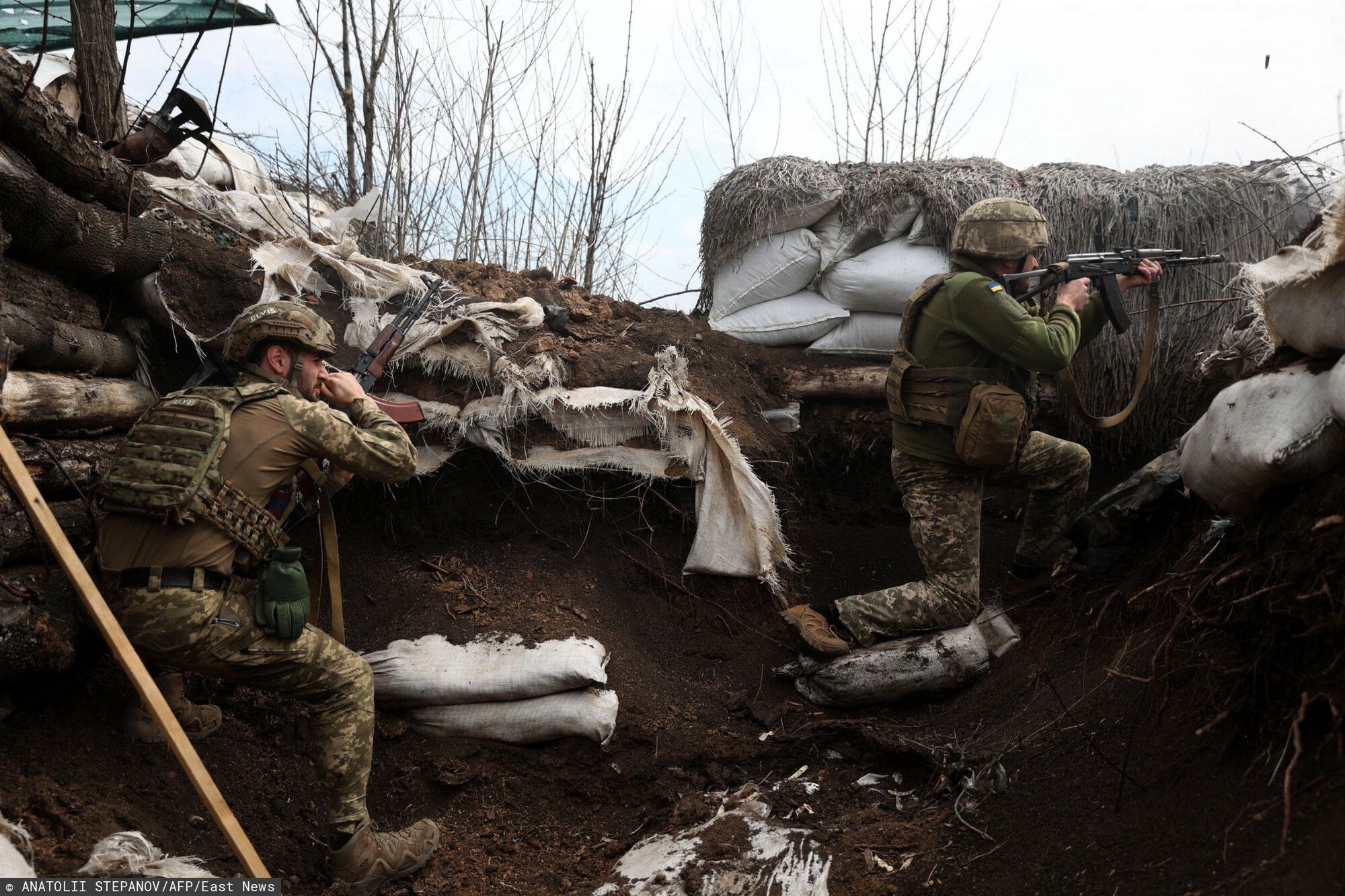 Sytuacja w obwodzie ługańskim, kwiecień, 2022. (Photo by Anatolii STEPANOV / AFP)ANATOLII STEPANOV
