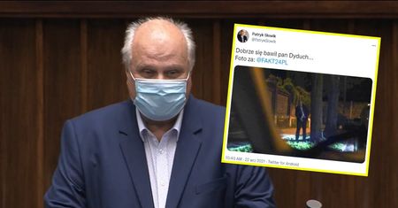 Poseł nie mógł już wytrzymać, poszedł pod drzewko. "To siła wyższa"