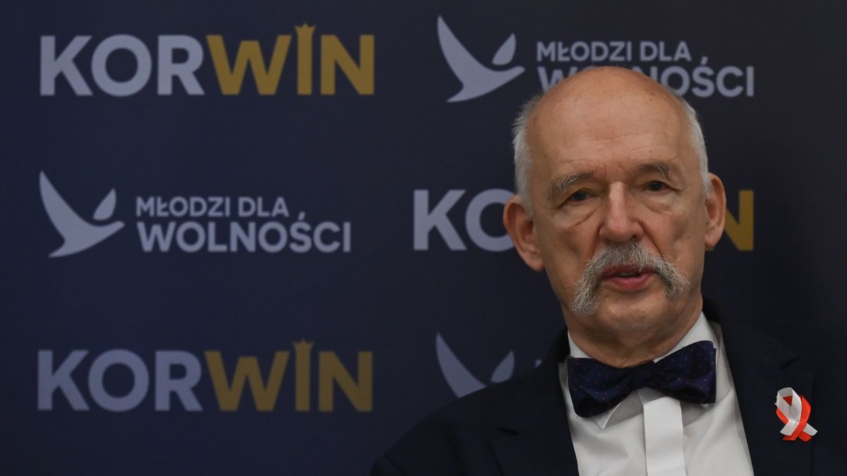 Janusz Korwin-Mikke, the chairman of the party KORWiN, during a meeting with supporters in Rzeszow.
On Monday, June 20, 2022, in Rzeszow, Podkarpackie Voivodeship, Poland. (Photo by Artur Widak/NurPhoto via Getty Images)
