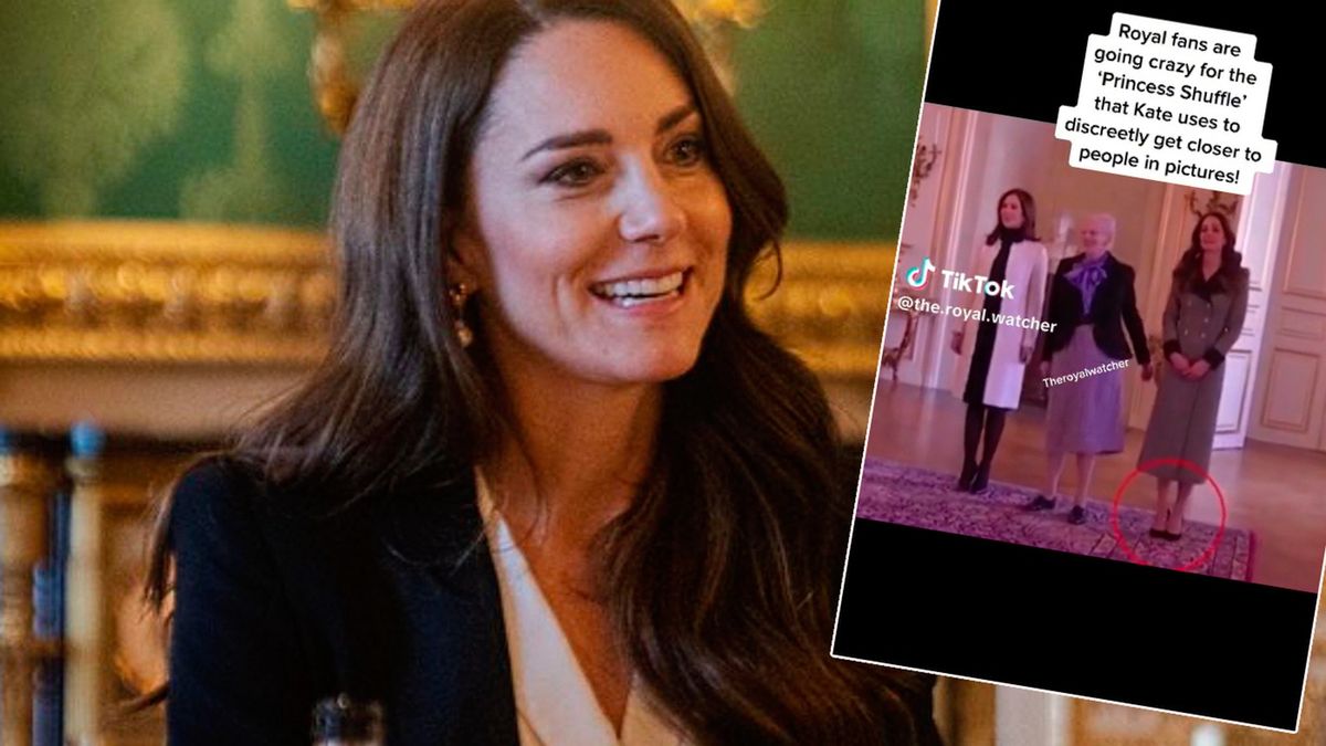 Księżna Kate, podczas jednego z oficjalnych spotkań, tanecznym krokiem zmieniła pozycję w czasie pozowania do zdjęć. Ruchy jej stóp zwróciły uwagę internautów