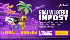 eSky znów partnerem loterii InPost. Kampania z influencerami i Paczkomatami