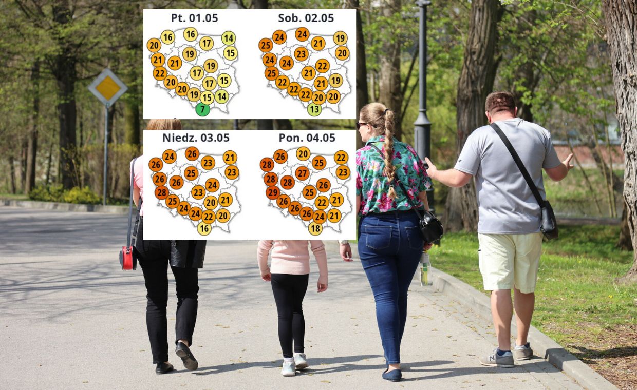 Fala gorąca w majówkę. Nawet 28 stopni Celsjusza
