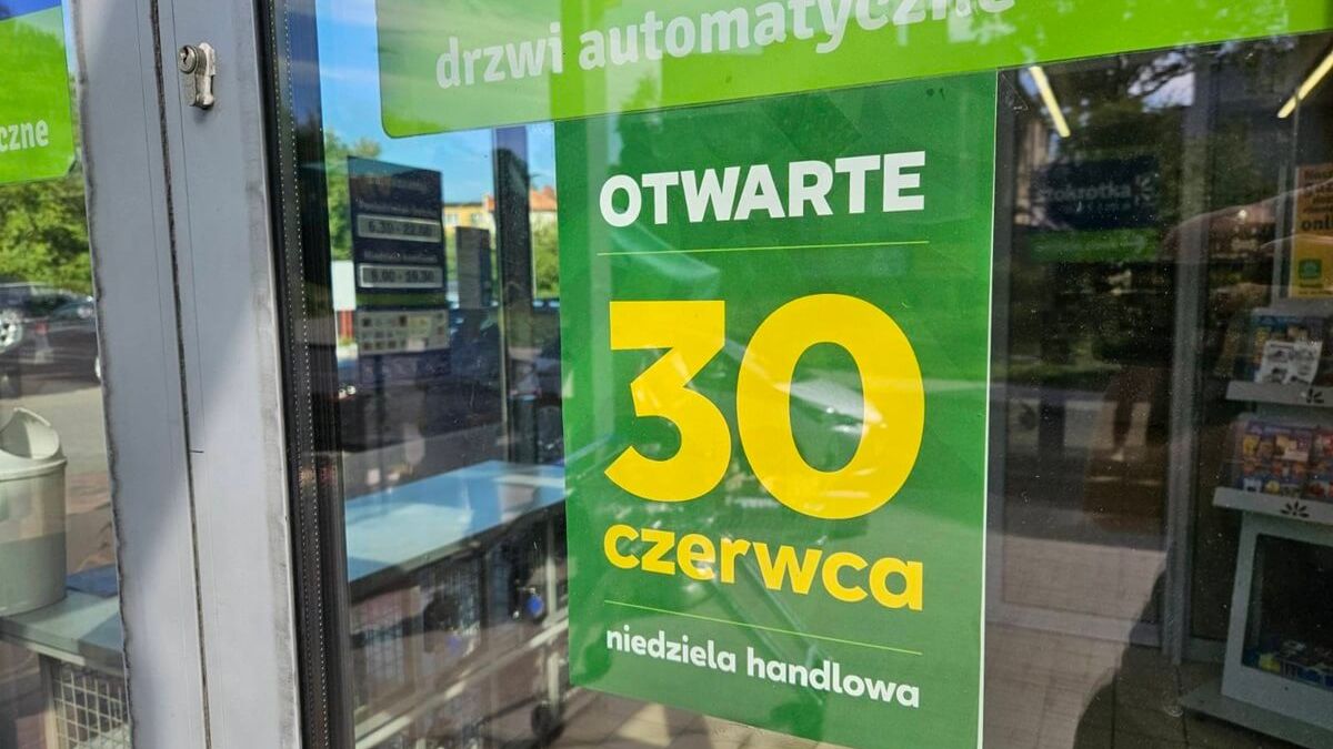 Sklepy otwarte w niedzielę 30 czerwca