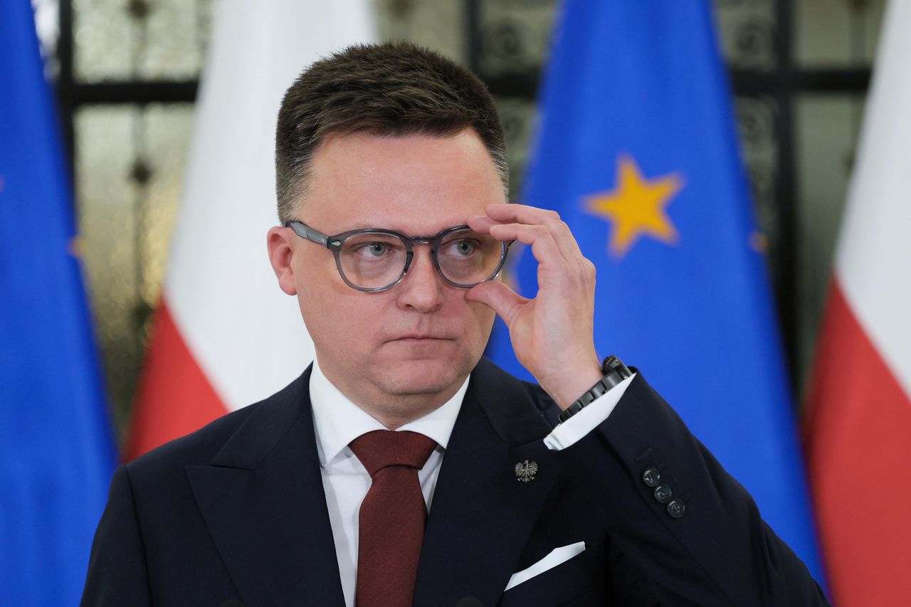 Szymon Hołownia, spotkał się z dziennikarzami