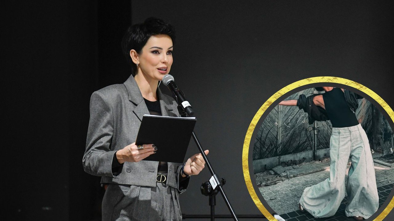 Szerokie spodnie wide-leg Doroty Gardias to hit jesiennych stylizacji. Optycznie wydłużają nogi i podkreślają talię