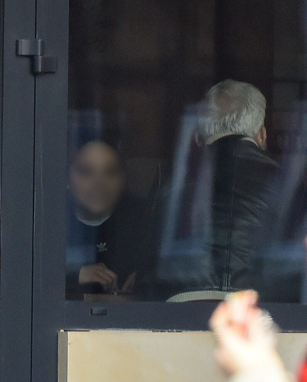 Brodaty Hubert Urbański spotkał się z córką