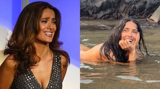 Salma Hayek uczciła urodziny NAGĄ KĄPIELĄ w oceanie. Dacie wiarę, że skończyła 60 lat? (FOTO)