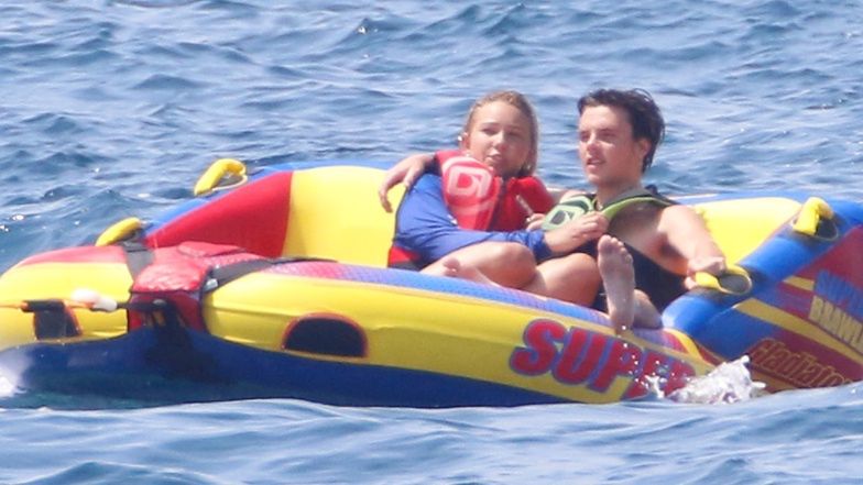 Rodzina Beckhamów na wakacjach na Morzu Śródziemnym