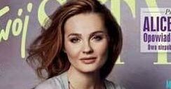 Małgorzata Socha na okładce
