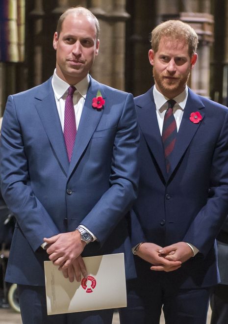 The Queen Attends A Service At Westminster Abbey Marking The Centenary Of WW1 ArmisticeLONDON, ENGLAND - NOVEMBER 11: Prince William, Duke of Cambridge and Catherine, Duchess of Cambridge, Prince Harry, Duke of Sussex and Meghan, Duchess of Sussex attend a service marking the centenary of WW1 armistice at Westminster Abbey on November 11, 2018 in London, England. The armistice ending the First World War between the Allies and Germany was signed at Compiègne, France on eleventh hour of the eleventh day of the eleventh month - 11am on the 11th November 1918. This day is commemorated as Remembrance Day with special attention being paid for this year?s centenary.  (Photo by Paul Grover- WPA Pool/Getty Images)WPA Poolbestof,topix