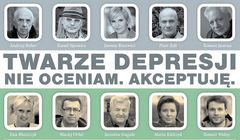 Racewicz, Bober, Gugała, Kielczyk, Orłoś i Wolny w kampanii „Twarze depresji”