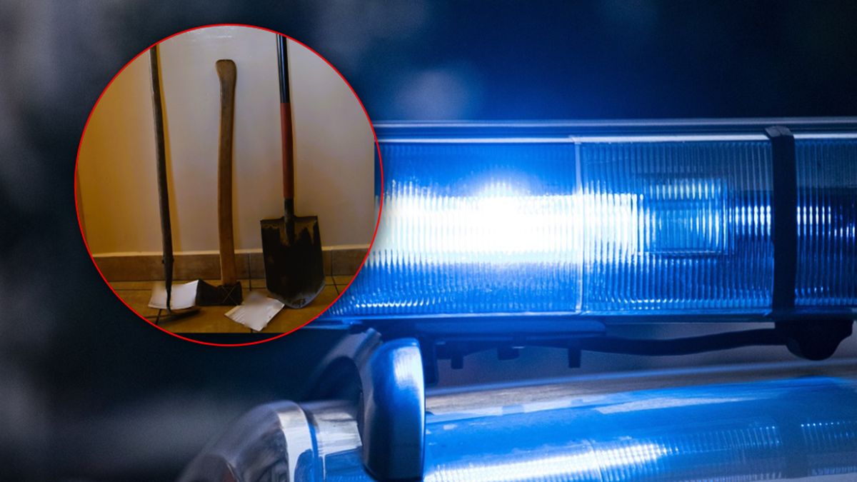 Policja zabezpieczyła narzędzia zbrodni.
