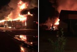 Potężny pożar pod Moskwą. Milczą o przyczynach