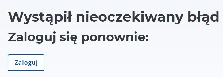 Błąd na stronie Twój e-PIT