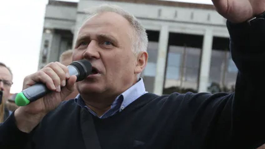 Mikoła Statkiewicz protestował w 2017 roku