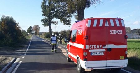 Makabryczny wypadek pod Limanową. Przygniecionej ofiary nie zdołano uratować