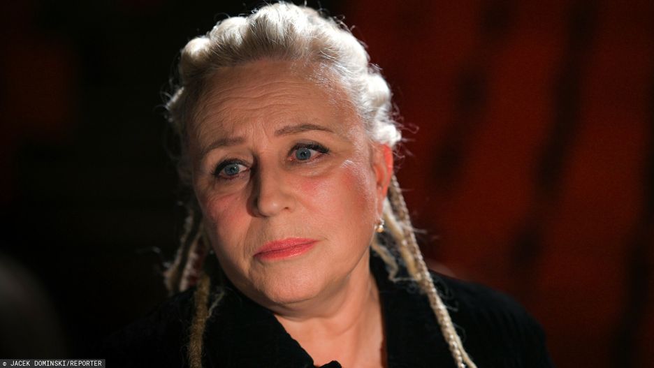Krystyna Janda w spektaklu "Aleja zasłużonych" w Teatrze Polonia (East News)