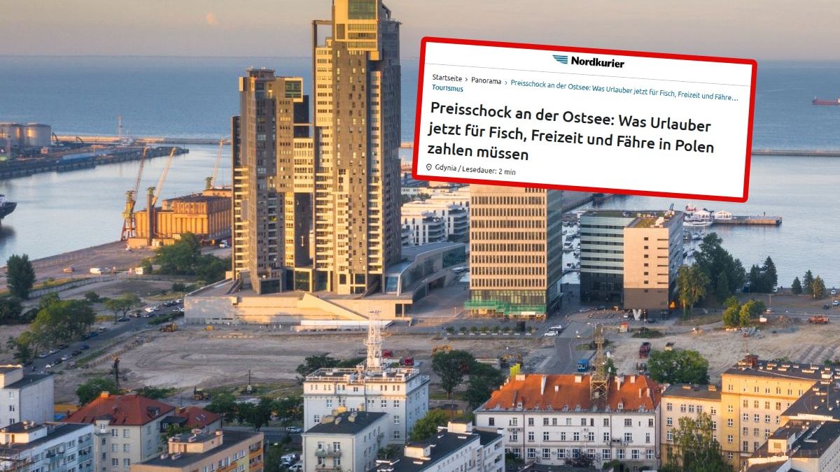 Niemcy piszą o cenach w Gdyni.