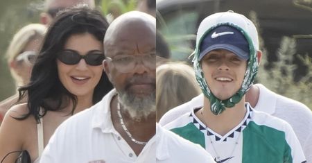 Roześmiani Kylie Jenner i Timothée Chalamet UKRYWAJĄ SIĘ przed paparazzi podczas francuskich wakacji. Widać, że miłość kwitnie?