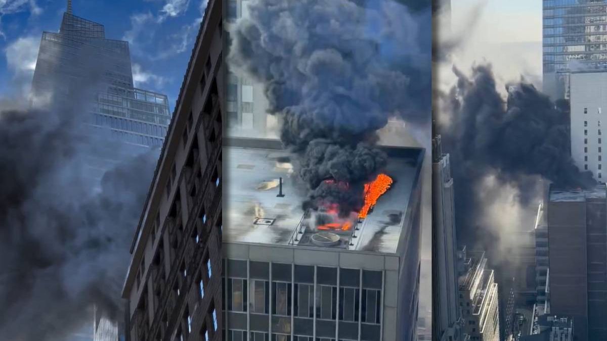 Pożar wieżowca na Manhattanie