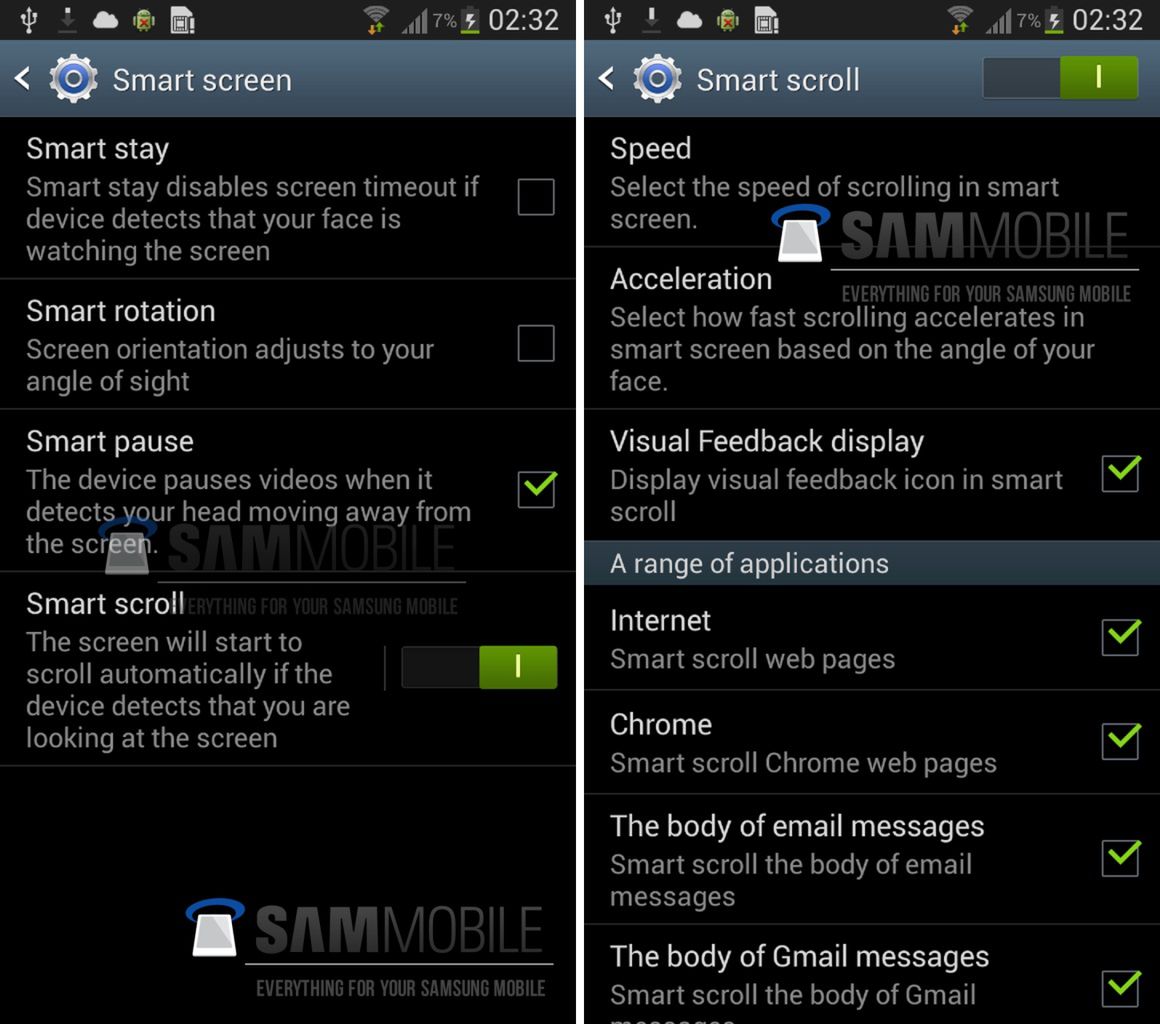 Screenshoty z Galaxy S IV zdradzają sporo na temat jego funkcji i wyglądu nowego TouchWiza 6