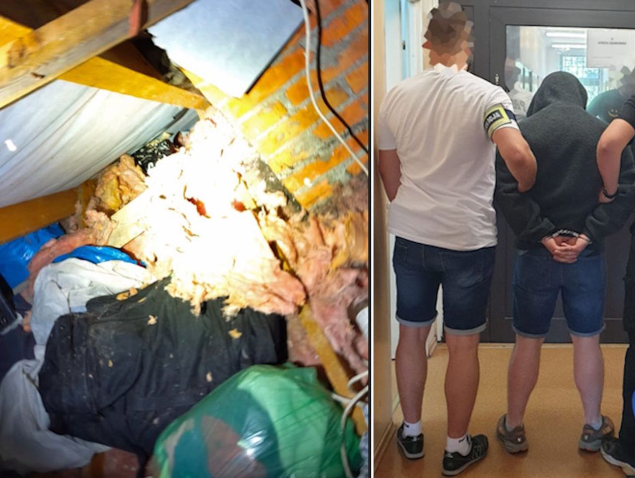 27-latek miał kryjówkę na strychu domu jednorodzinnego. Był poszukiwany do 3,5-letniej odsiadki