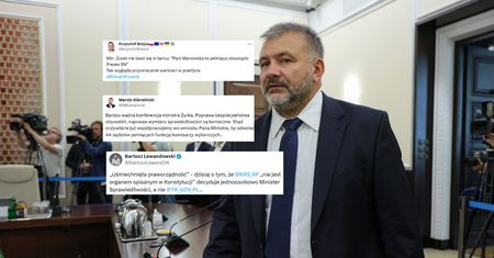 "Nie bawi się w tańcu". Fala komentarzy po wystąpieniu Żurka