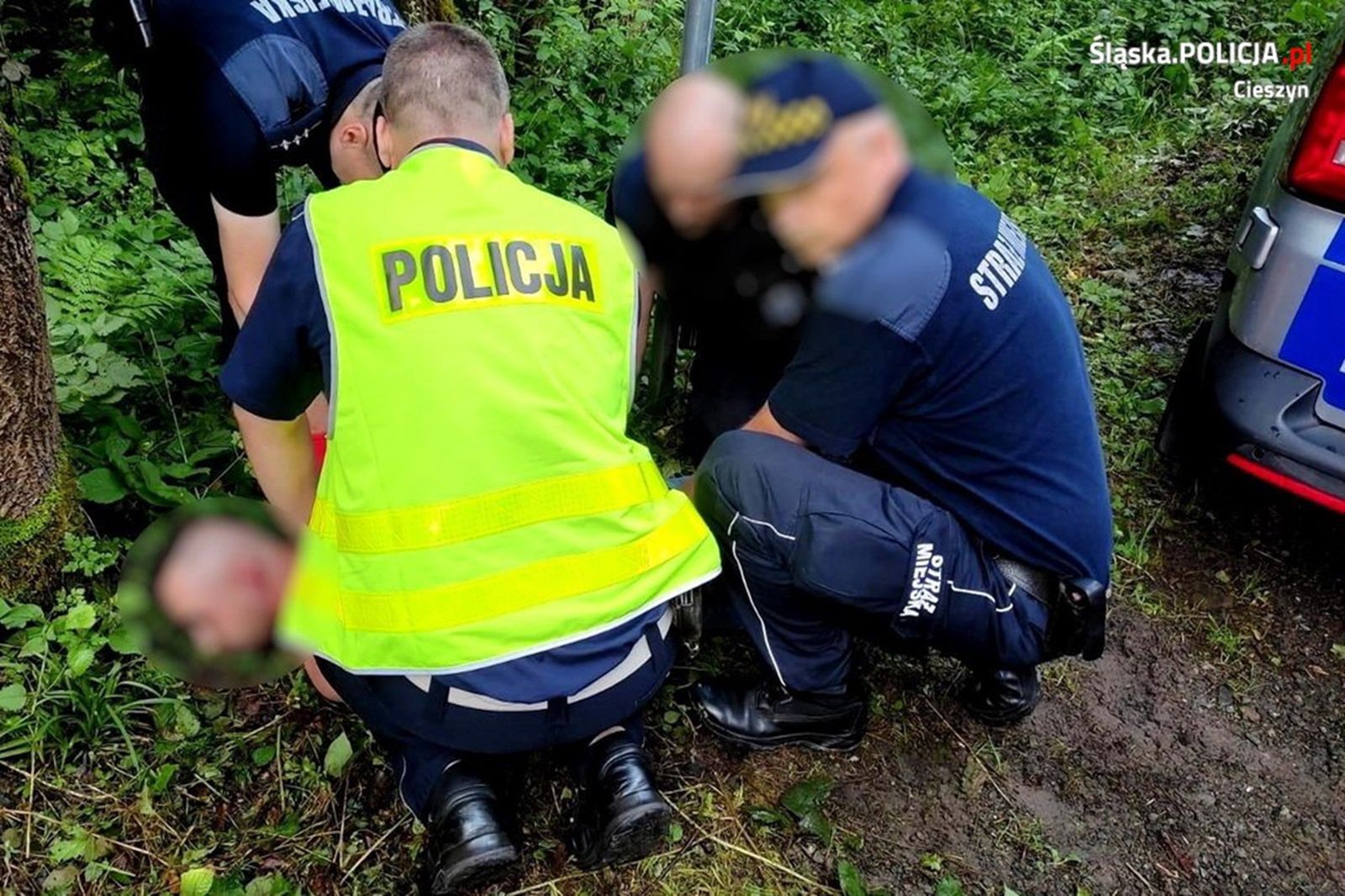 Wszedł na teren prywatny w Wiśle, a potem zaatakował jego właściciela