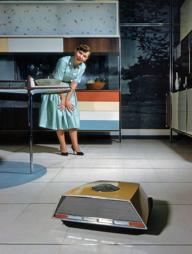 Robot sprzątający. USA, 1959.