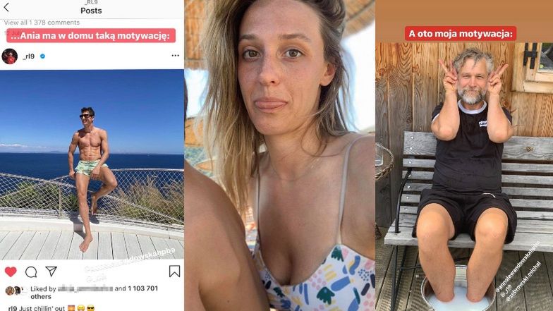 Aleksandra Żebrowska żartuje z Michała Żebrowskiego