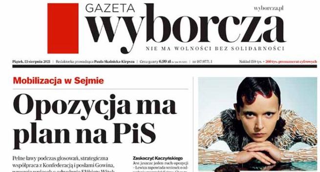„Gazeta Wyborcza” drożeje o 1 zł, powodem gwałtowny wzrost cen papieru