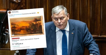 Obraz Suskiego na aukcji WOŚP? "Nabyłem go nieświadomie"