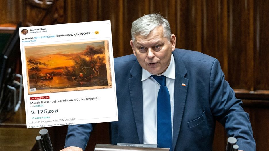 Obraz Marka Suskiego trafił na aukcję WOŚP 