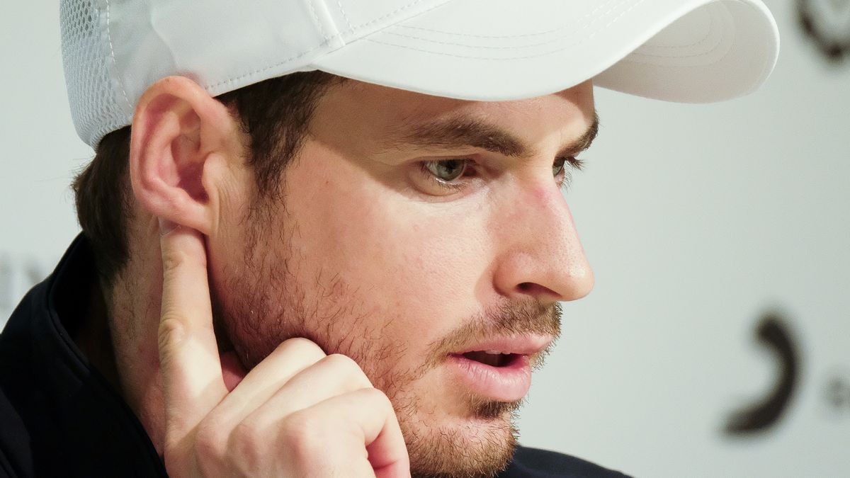 Andy Murray during the Press conference during Day 3 of the 2019 Davis Cup at La Caja Magica on November 20, 2019 in Madrid, Spain (Photo by Oscar Gonzalez/NurPhoto via Getty Images)