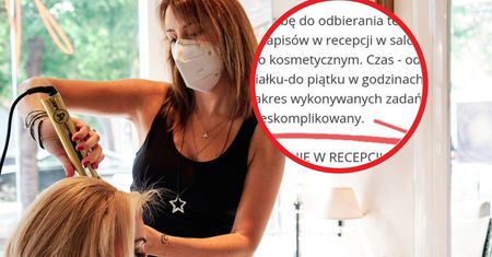 Skandaliczne ogłoszenie o pracę z Warszawy. Tyle chcieli zapłacić u fryzjera
