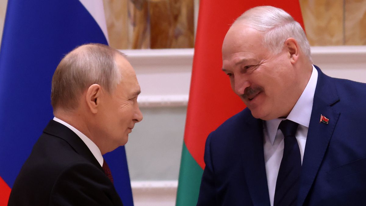 Władimir Putin i Aleksandr Łukaszenka