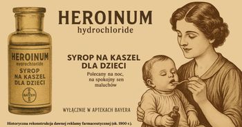 Heroinowe syropy dla dzieci. Sprzedawano je bez recepty w ubiegłym stuleciu